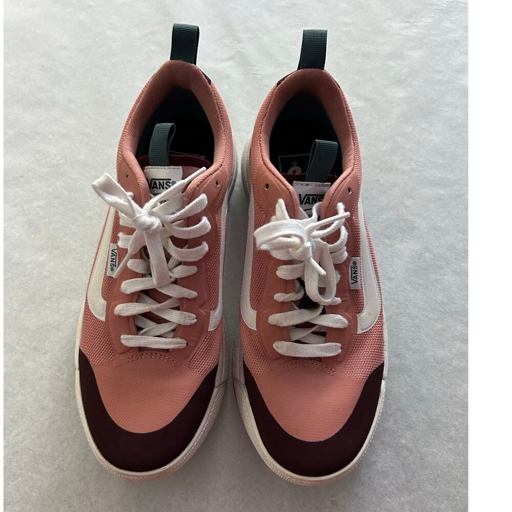 Vans UltraRange EXO Pop Rose Dawn Pink White Sneakers Size 7 M Style VNOA4U1K26S